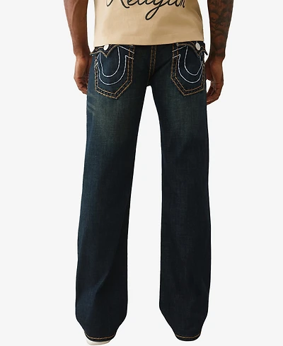 True Religion Men's Billy Bootcut Super T Flap Jeans