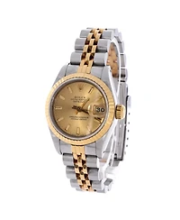 Pre-Owned Rolex Oyster Perpetual Datejust Automatic Watch in Stainless Steel and Gold 26mm