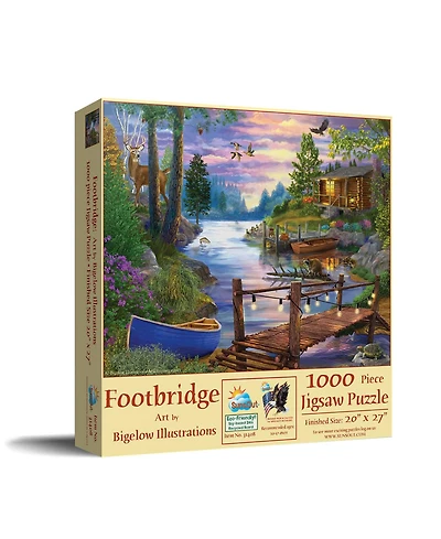 SunsOut Footbridge 1000 piece Jigsaw Puzzle for Adults