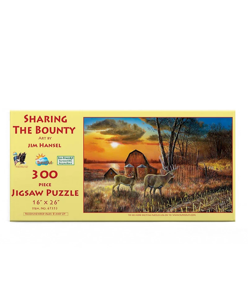 SunsOut Sharing the Bounty 300 piece Jigsaw Puzzle for Adults