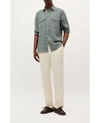 Scalpers Men's Country Linen Pockets Shirt