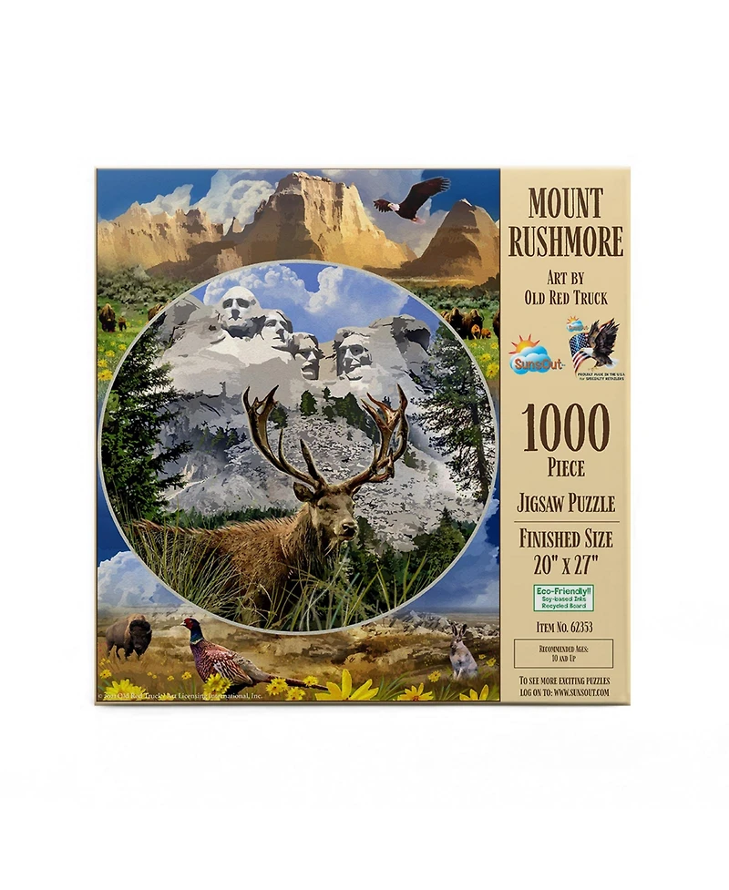 Mount Rushmore 1000 piece Jigsaw Puzzle for Adults