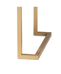 Baxton Studio Beagan 15.7" Metal Contemporary Console Table