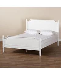 Boxton Studio Mariana 62.8" Wood Traditional Queen Platform Bed