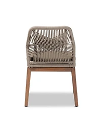 Furniture Jennifer 25.2" Wood Mid-Century Dining Side Chair