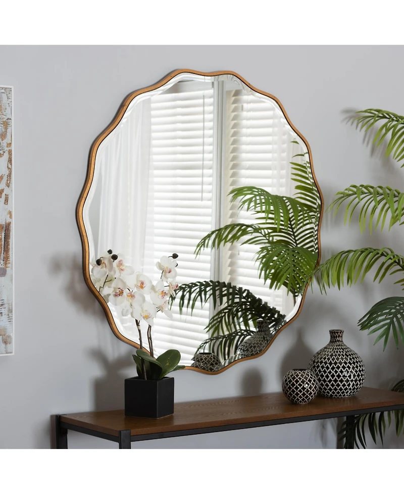 Boxton Studio Weston 42" Glass Glam and Luxe Accent Wall Mirror