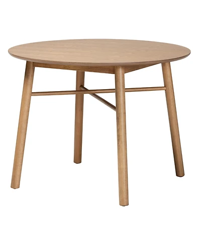 Boxton Studio Denmark 39.4" Wood Mid-Century Dining Table