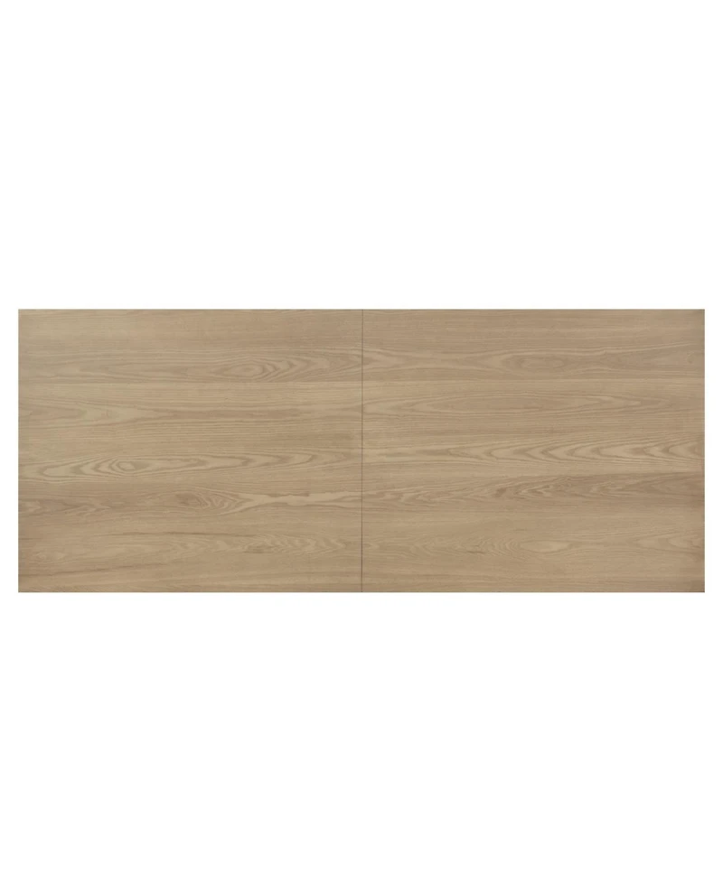 Streamdale Furniture Solid Wood Dining Table with Industrial Design