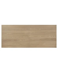 Streamdale Furniture Solid Wood Dining Table with Industrial Design