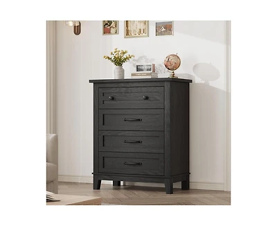 gaomon 34.8" Tall Vertical Drawer Dresser with Large Storage