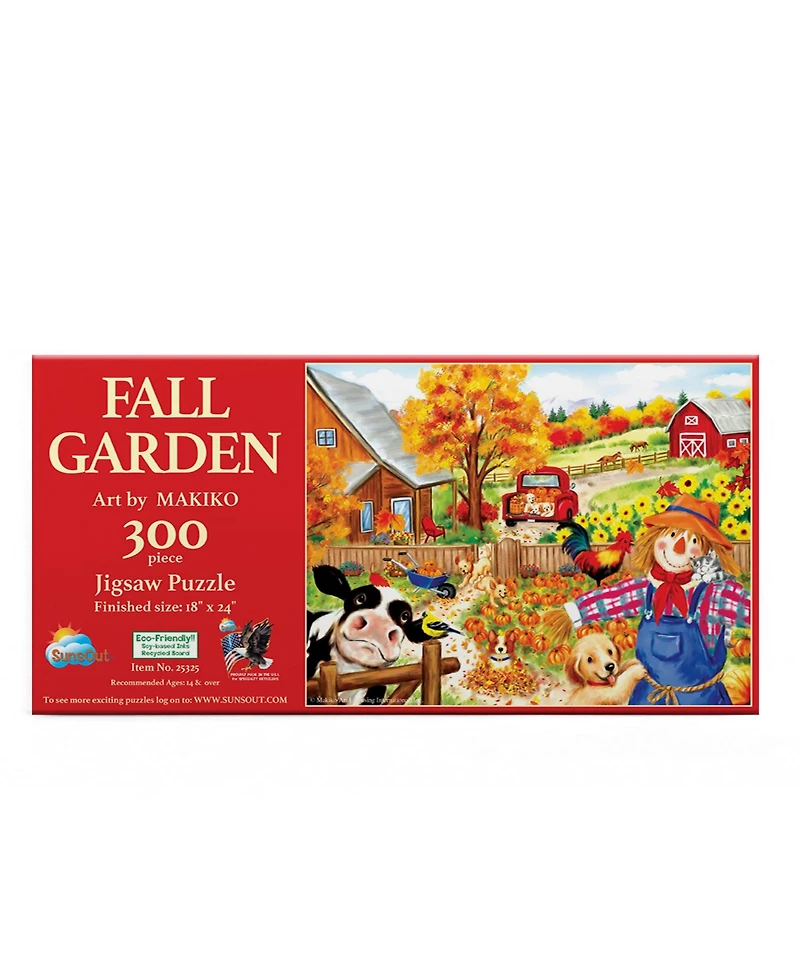 SunsOut Fall Garden 300 piece Jigsaw Puzzle for Adults