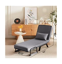 Cesicia Convertible Sofa for Adults Folding Futon Bed with Adjustable Backrest Small Spaces & Office