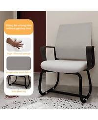 Streamdale Furniture Minimalist Modern Office Chair - Metal Frame Soft Home/Office