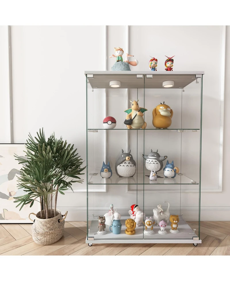 Streamdale Furniture Led Glass Display Cabinet