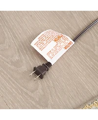 Streamdale Furniture Lighted Glass Curio Cabinet - 2-Door Display, Drawer, Bulb