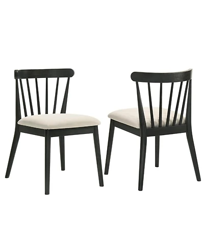Streamdale Furniture 2 Rustic Farmhouse Dining Chairs