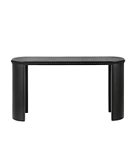 Streamdale Furniture Vintage Console Table - Beaded Trim, Reversible Legs