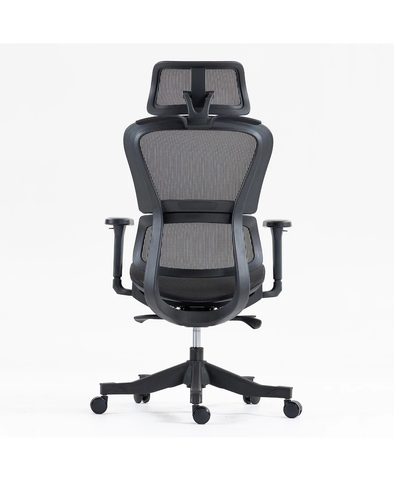 Streamdale Ergonomic Mesh Office Chair- 4D Armrests, Cool Comfort