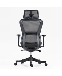 Streamdale Ergonomic Mesh Office Chair- 4D Armrests, Cool Comfort