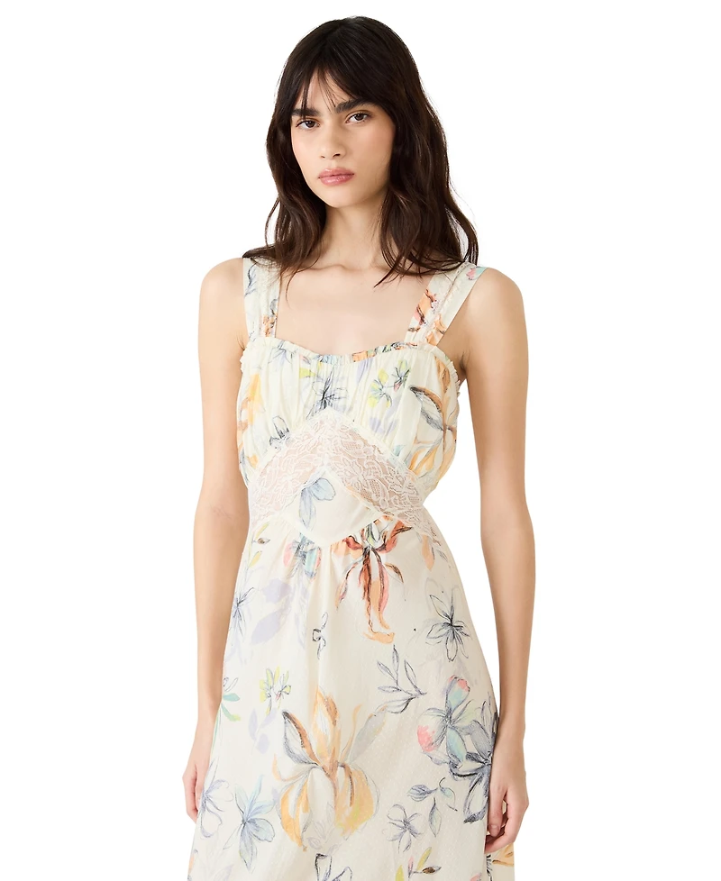 Steve Madden Women's Alexus Sweetheart Neck Maxi Dress