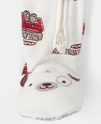 Carter's Baby Boys' Firetruck Snug Fit One-Piece Pajama