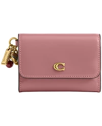 Coach Essential Flap Card Case with Charms