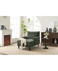 Streamdale Furniture Streamdale Green Chaise Lounge Indoor Sofa Recliner