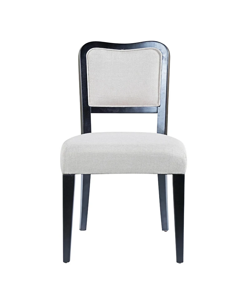 Streamdale Black Walnut Upholstered Dining Chairs (Set of 2)