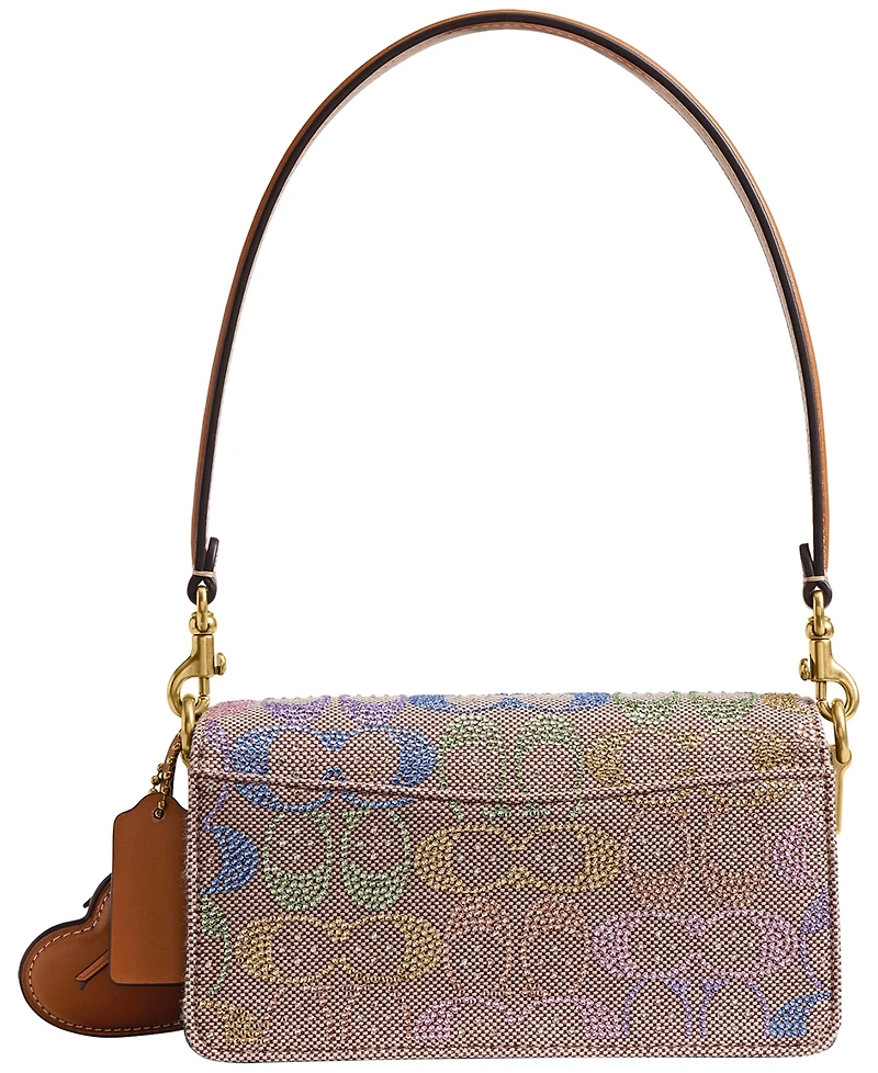 Coach Tabby Crystal Signature Jacquard Shoulder Bag