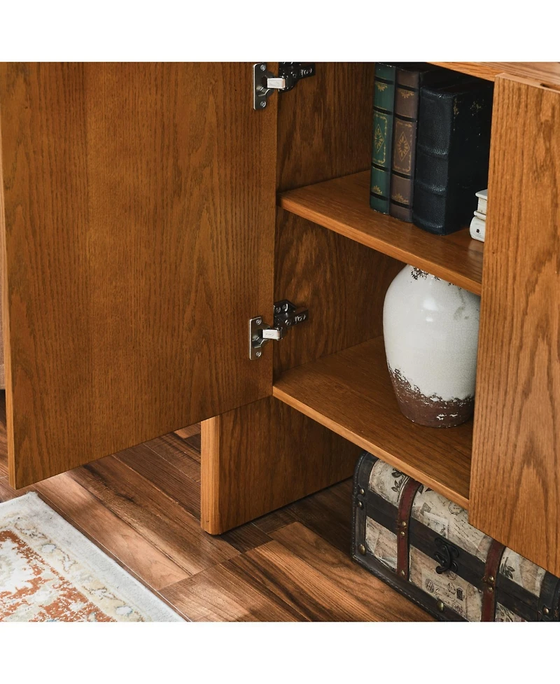 Streamdale Furniture Walnut Sideboard with Ample Storage