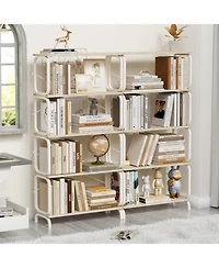 Streamdale Furniture Industrial Bookshelf, Open 5-Tier