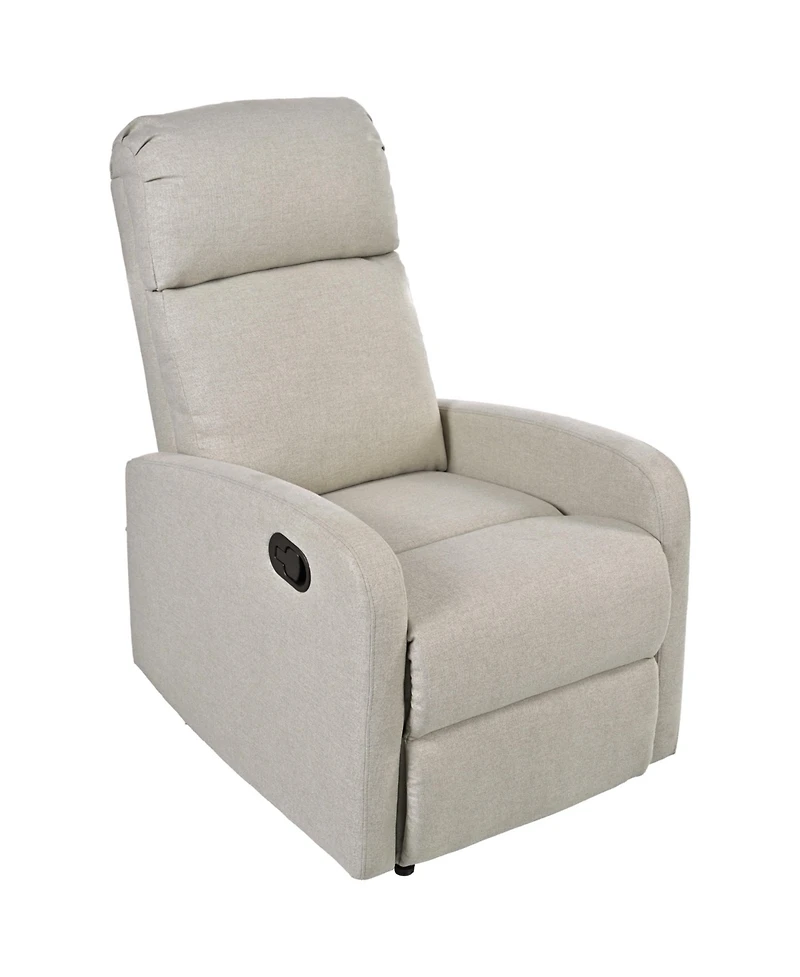 Streamdale Furniture Modern Manual Recliner Chair - Wheat