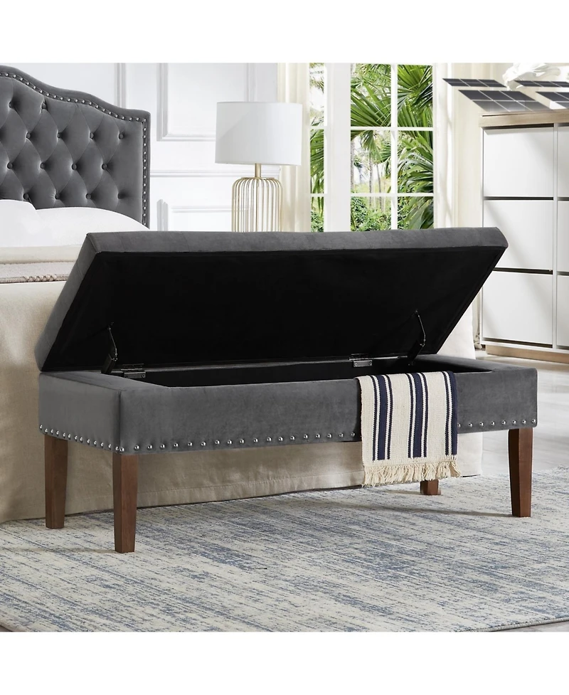 Streamdale Furniture Tufted Bench with Storage