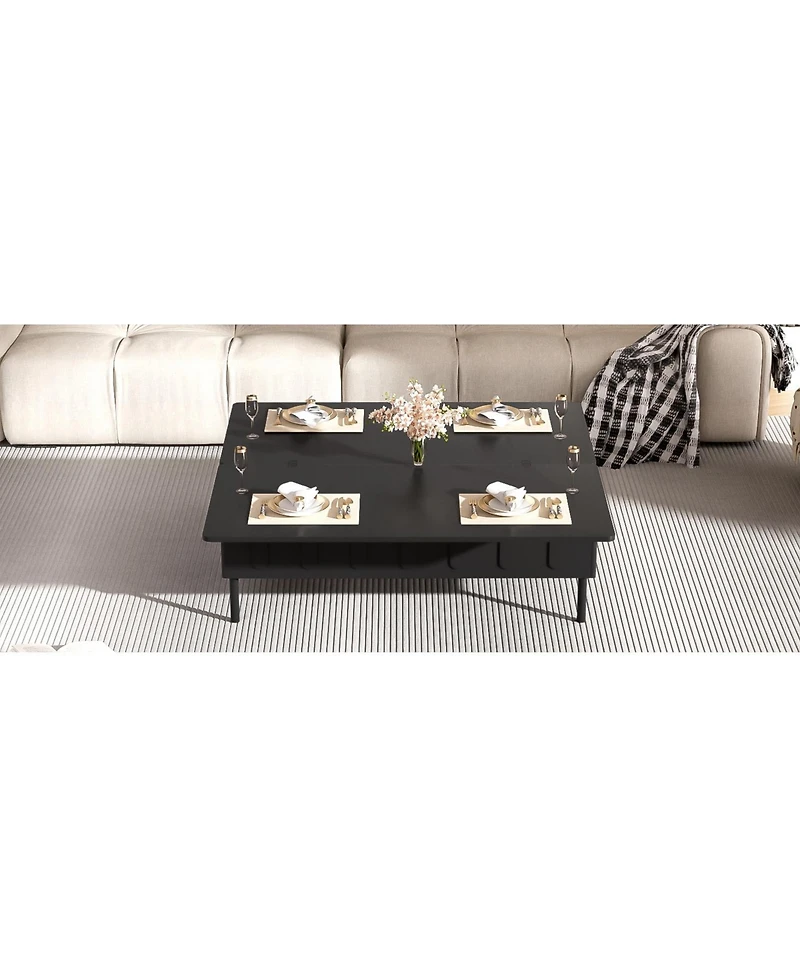 Streamdale Furniture Streamdale Lift-Top Coffee Table w/ Drawers & Hidden Storage