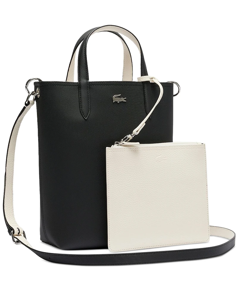 Lacoste Anna Vertical Reversible Small Tote Bag