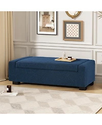 Streamdale Furniture 50" Rectangular Ottoman Bench with Hinged Lid & Storage