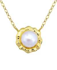 Giani Bernini Cultured Freshwater Pearl (7mm) Pendant Necklace, Macy's Exclusive