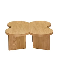 Streamdale Furniture Butterfly Coffee Table - Modern Mdf, Living Room/Bedroom/Office