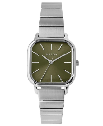 Breda Women's 'Esther' 1735a Silver Stainless Steel Bracelet Watch, 26mm