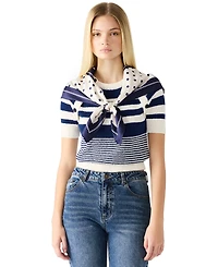 Steve Madden Inverted Polka Dot Square Scarf