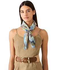 Steve Madden Wavy Shimmer Square Scarf