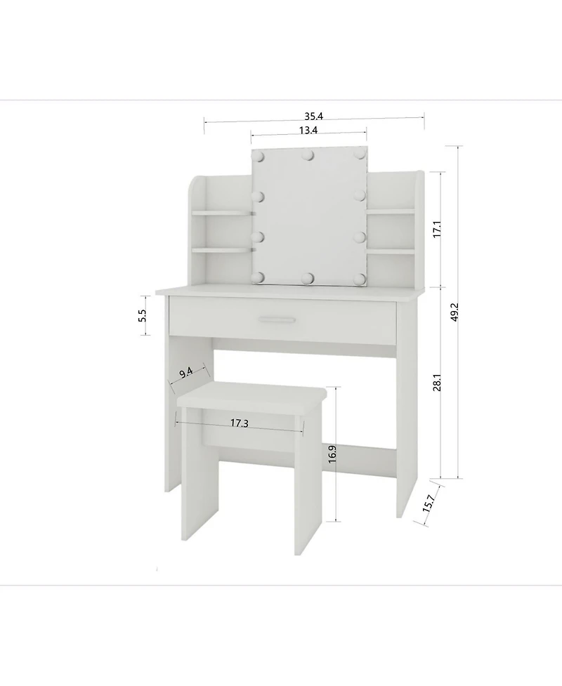 Streamdale Furniture Streamdale One drawer dresser table