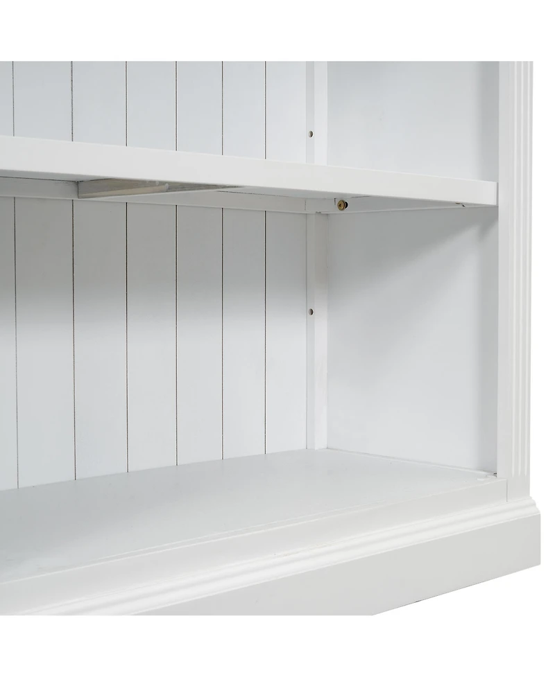 Streamdale + 5-Tier + Wood + Adjustable Shelves + Bookcase