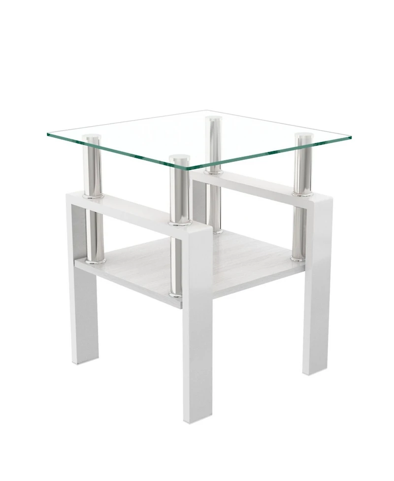 Streamdale Furniture 2 Modern Glass Tea/Coffee Tables