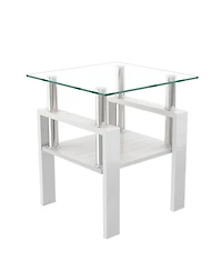 Streamdale Furniture 2 Modern Glass Tea/Coffee Tables