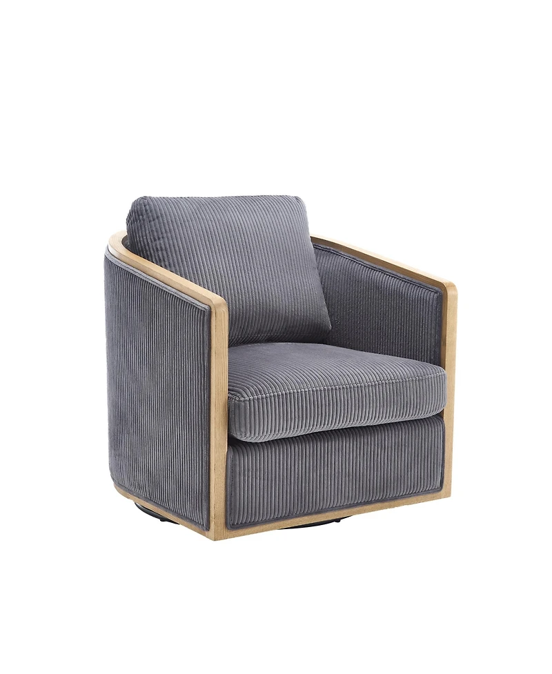 Streamdale Swivel Barrel Chair, Comfortable Accent Sofa, 360 Swivel, Cozy Lounge Chair