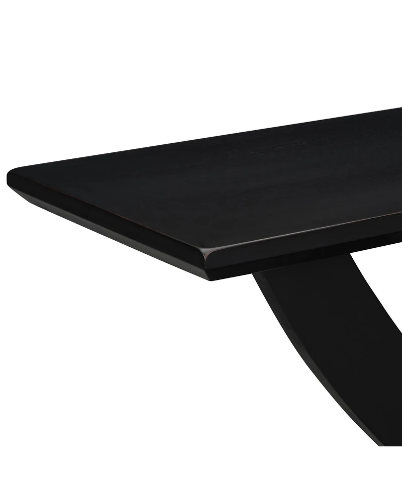 Streamdale Furniture Mira 57" Rustic Console Table with Cross-Legs