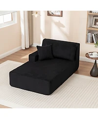 Streamdale Furniture Streamdale Oversized Sleeper Chair Chaise Lounge Sofa Bed
