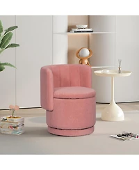 Streamdale Furniture Streamdale 360 Degree Swivel Back Sofa Chair With Storage Space, Suitable For Bedroom and Living Room