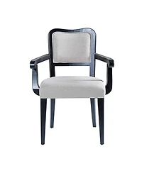 Streamdale Furniture Upholstered Dining Chairs (Set of 2) - Beige Fabric, Hardwood Frame